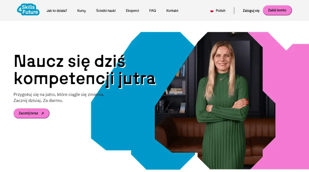 Skills 4 Future - zrzut ekranu strony
